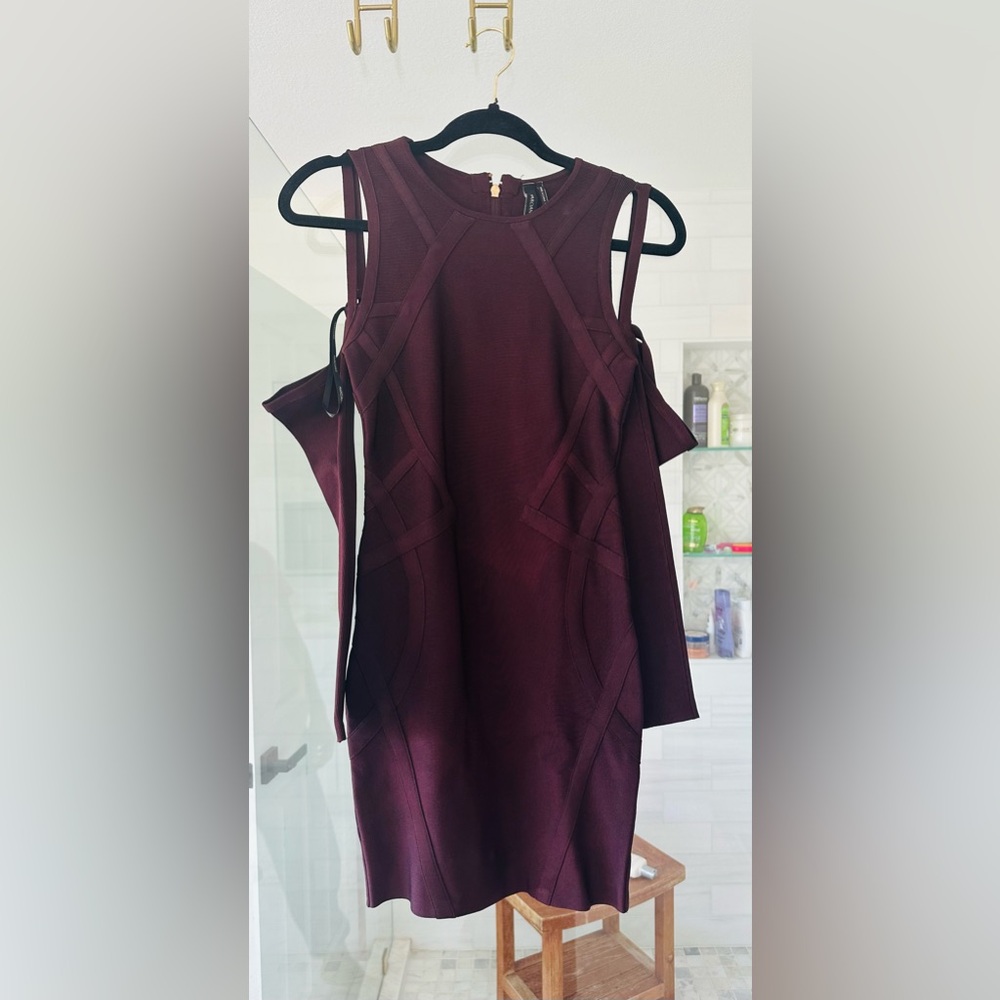 Deep purple dress